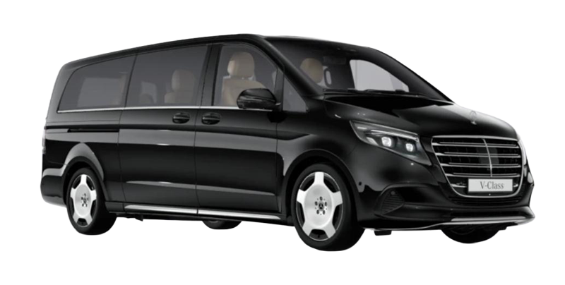 Van Mercedes V-Class pour transport VTC de groupe à Avignon et Aix